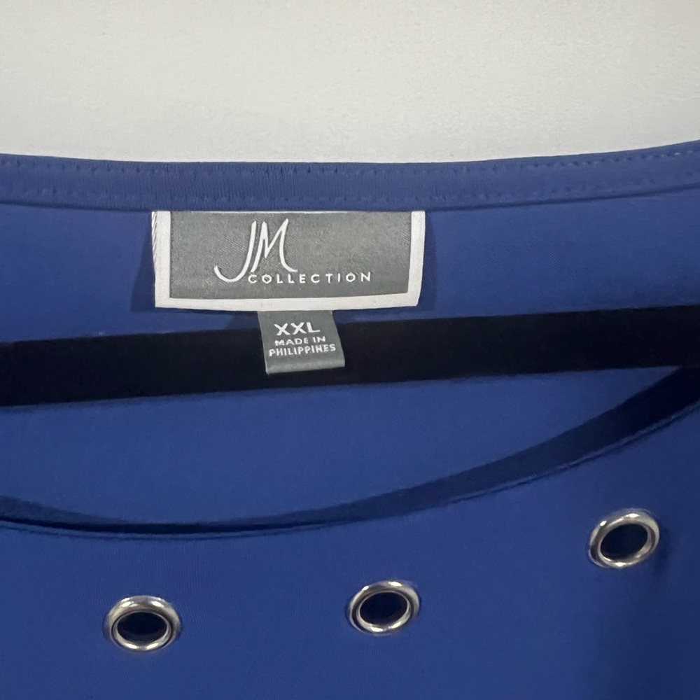 JM Collection cold shoulder tunic - Picture 4 of 4